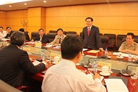 Trưởng Ban Kinh tế Trung ương làm việc với Bộ Tài nguyên và Môi trường